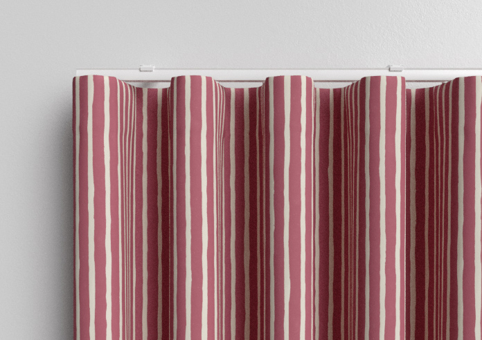 Vintage Stripe, Bowler Red - Made to Measure Curtains - Image 13